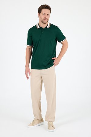 Erkek Amerikan Stil Polo Yaka T-Shirt  Rahat Kesim, Yazlık Spor Tişört 5030