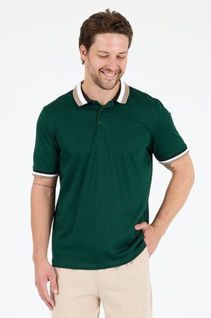 Erkek Amerikan Stil Polo Yaka T-Shirt  Rahat Kesim, Yazlık Spor Tişört 5030