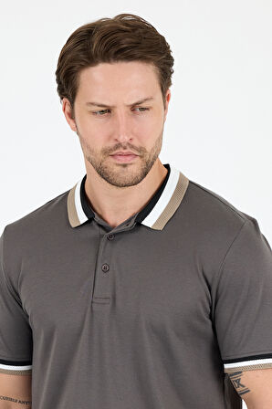 Erkek Amerikan Stil Polo Yaka T-Shirt  Rahat Kesim, Yazlık Spor Tişört 5030