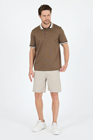 Erkek Polo Yaka TShirt  Rahat Kesim Yazlık Spor Tişört 5030