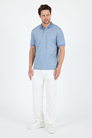 Erkek Oxford Polo Yaka T-Shirt Şık ve Rahat Kısa Kollu Erkek Tişört 5029