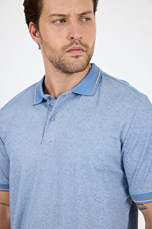 Erkek Oxford Polo Yaka T-Shirt Şık ve Rahat Kısa Kollu Erkek Tişört 5029