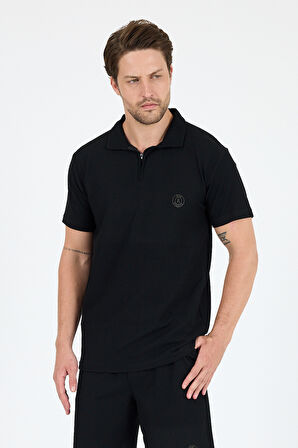 Erkek Kapris Polo Yaka Kısa Kollu T-shirt – Rahat Kalıp, Nefes Alan Kumaş Erkek T-shirt 7918