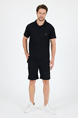 Erkek Kapris Polo Yaka Kısa Kollu T-shirt – Rahat Kalıp, Nefes Alan Kumaş Erkek T-shirt 7918