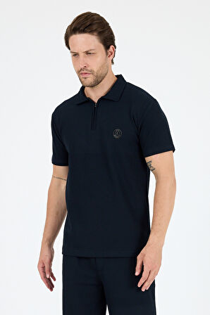 Erkek Kapris Polo Yaka Kısa Kollu T-shirt – Rahat Kalıp, Nefes Alan Kumaş Erkek T-shirt 7918