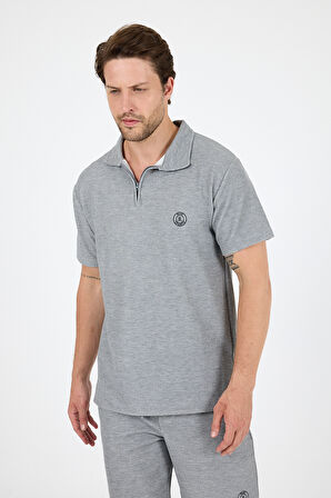 Oversize Bisiklet Yaka Kısa Kollu Erkek T-Shirt Salaş Rahat Kalıp, Yazlık Erkek Basic Tişört 7840