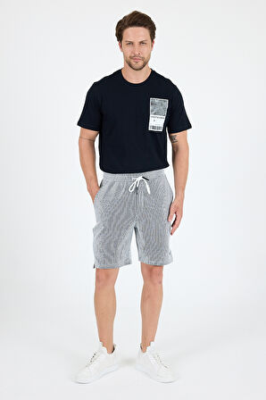 Erkek Yan Cepli Esnek Spor Şort | Rahat Kalıp Günlük Şort | Yazlık Hafif ve Şık Şort 2239