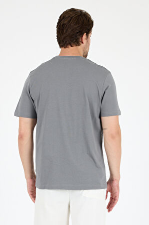 Regular Fit Pamuk Bisiklet Yaka Penye Erkek Tişört 0169_1