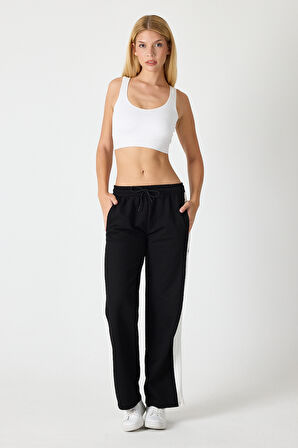 Kadın Yanı Şeritli Plazzo Pantolon 3000