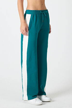 Kadın Yanı Şeritli Plazzo Pantolon 3000