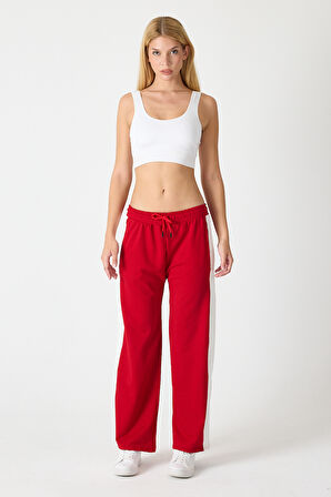 Kadın Yanı Şeritli Plazzo Pantolon 3000