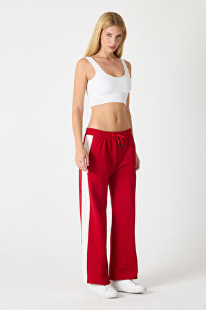 Kadın Yanı Şeritli Plazzo Pantolon 3000