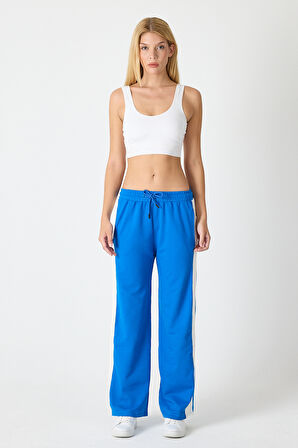 Kadın Yanı Şeritli Plazzo Pantolon 3000