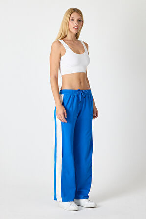 Kadın Yanı Şeritli Plazzo Pantolon 3000