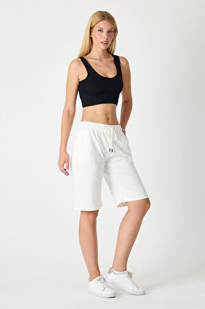 Kadın Yan Cepli Şort 2999