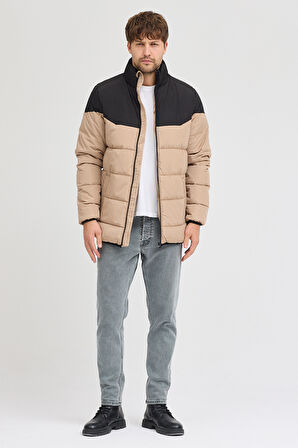 Erkek İki Renkli Şişme Mont 4590