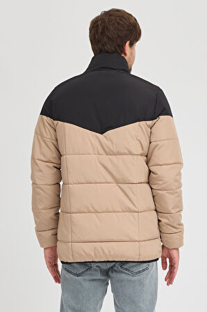 Erkek İki Renkli Şişme Mont 4590