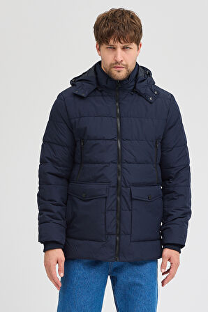 Erkek Kapşonlu Mont 23119