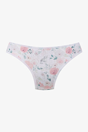 Kadın 3'lü Dantelli - Desenli Külot