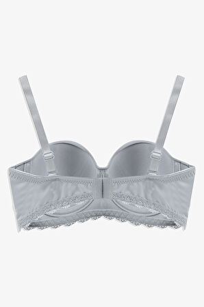 Kadın Dolgusuz Mikro Straplez Sütyen