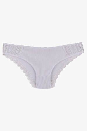 Kadın 5'li Pamuklu Likralı Dantel Detaylı Külot