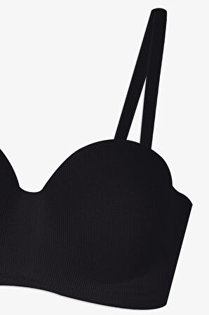 Kadın Fitilli Straplez Sütyen