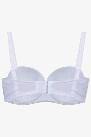 Kadın Dolgusuz Pamuklu Fitilli Straplez Sütyen