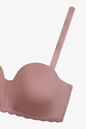 Kadın Dolgusuz Mikro Straplez Sütyen