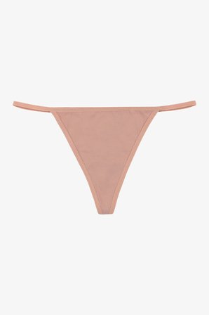 Kadın Pamuklu Basic Tanga Külot 3'lü Paket