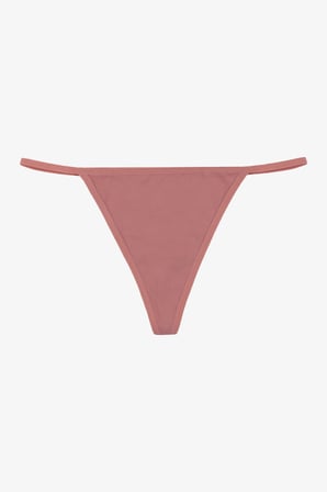 Kadın Pamuklu Basic Tanga Külot 3'lü Paket