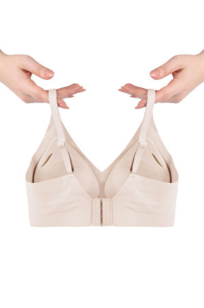 Balensiz Lazer Dikişsiz Görünmez Çıkarılabilir Pedli Sütyen