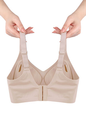 Balensiz Lazer Dikişsiz Görünmez Çıkarılabilir Pedli Toparlayıcı Sütyen