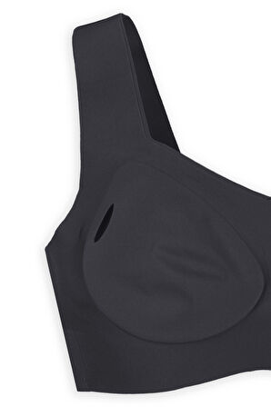 Balensiz Lazer Dikişsiz Çıkarılabilir Pedli Kalın Askılı Görünmez Sütyen