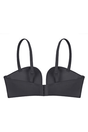 Derin Dekolte Destekli Dikişsiz Sütyen