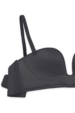 Derin Dekolte Destekli Dikişsiz Sütyen