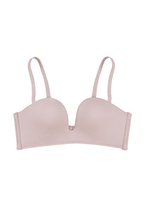 Derin Dekolte Destekli Dikişsiz Sütyen