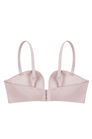 Derin Dekolte Destekli Dikişsiz Sütyen