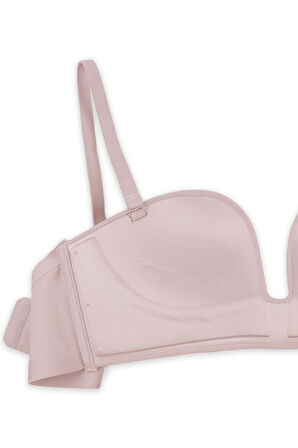 Derin Dekolte Destekli Dikişsiz Sütyen