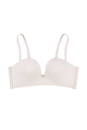 Derin Dekolte Destekli Dikişsiz Sütyen