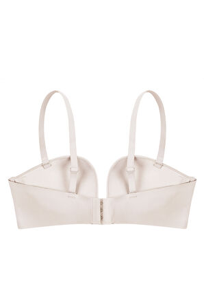 Derin Dekolte Destekli Dikişsiz Sütyen