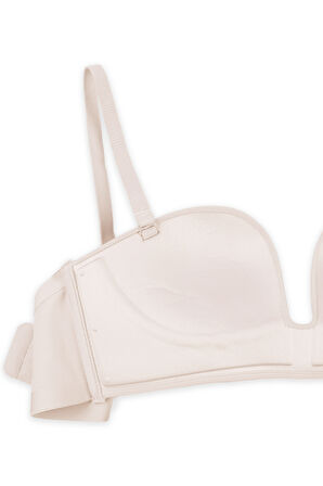 Derin Dekolte Destekli Dikişsiz Sütyen