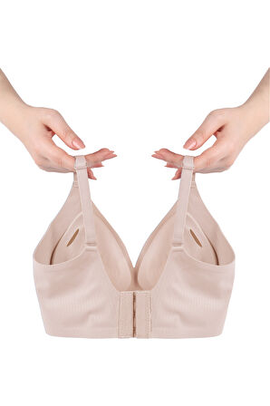 Balensiz Görünmez Fitilli Kaşkorse Çıkarılabilir Pedli Dikişsiz Sütyen