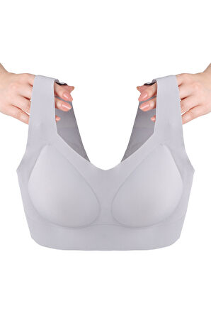 Balensiz Lazer Dikişsiz Çıkarılabilir Pedli Kalın Askılı Görünmez Sütyen