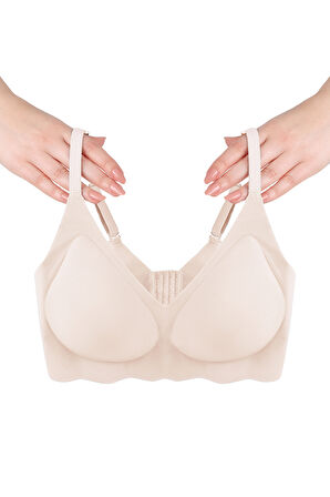 Balensiz Lazer Dikişsiz Görünmez Çıkarılabilir Pedli Sütyen