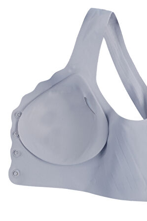 Balensiz Lazer Dikişsiz Kaplı Önden Kopçalı Sütyen Büstiyer
