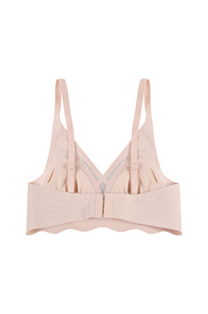 Balensiz Lazer Dikişsiz  Dilim Detaylı Dekolteli Sütyen