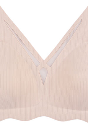 Balensiz Lazer Dikişsiz  Dilim Detaylı Dekolteli Sütyen