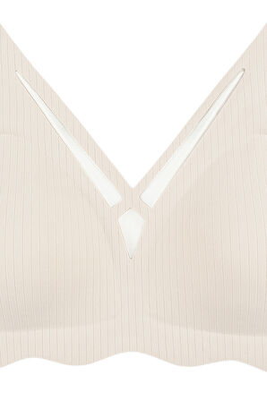 Balensiz Lazer Dikişsiz  Dilim Detaylı Dekolteli Sütyen