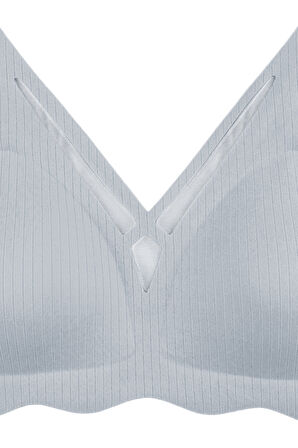 Balensiz Lazer Dikişsiz  Dilim Detaylı Dekolteli Sütyen