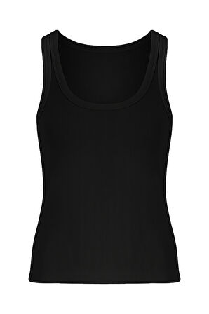 Kadın Pamuklu U Yaka Kaşkorse Atlet 2 Adet